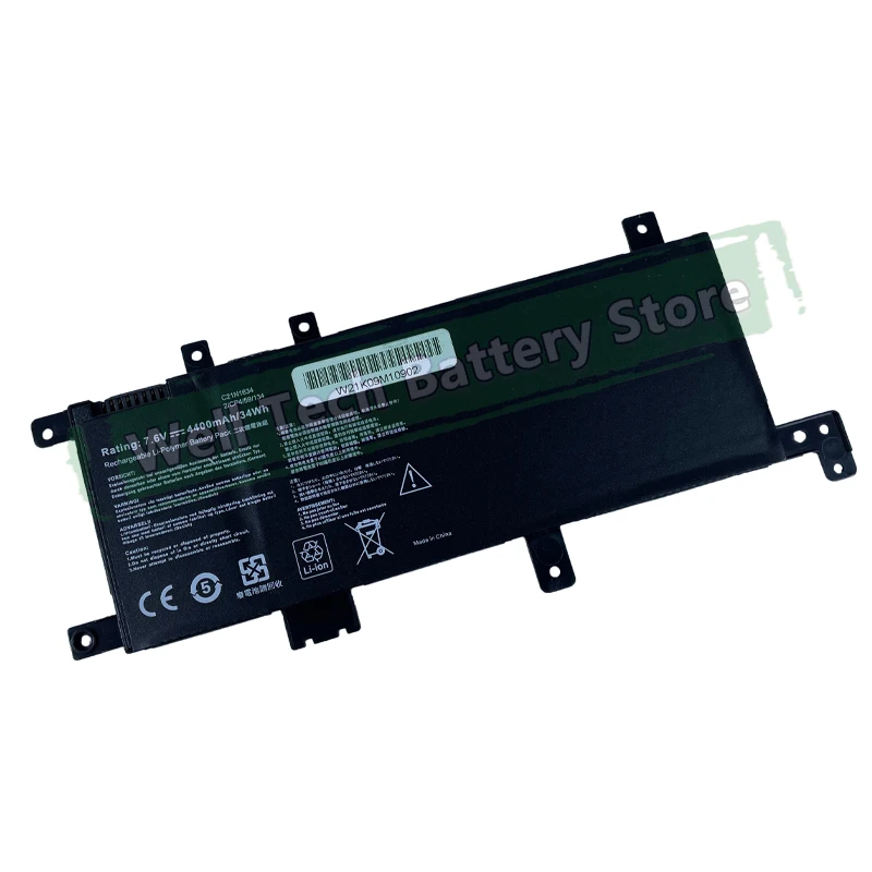 7 6 В 5000 мАч C21N1634 Аккумулятор для ноутбука ASUS VivoBook A580U FL5900L X542U FL8000U R542U R542UR V587U