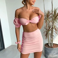 women two piece set sexy summer clothes holiday beach