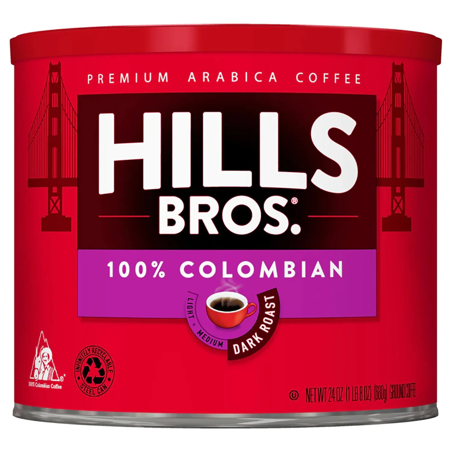 Hills Bros 100% колумбийский фильтрованный