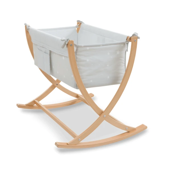 Foldable and Washable Mother’s Side Wooden Baby CradleFoldable and Washable Mother’s Side Wooden Baby Cradle