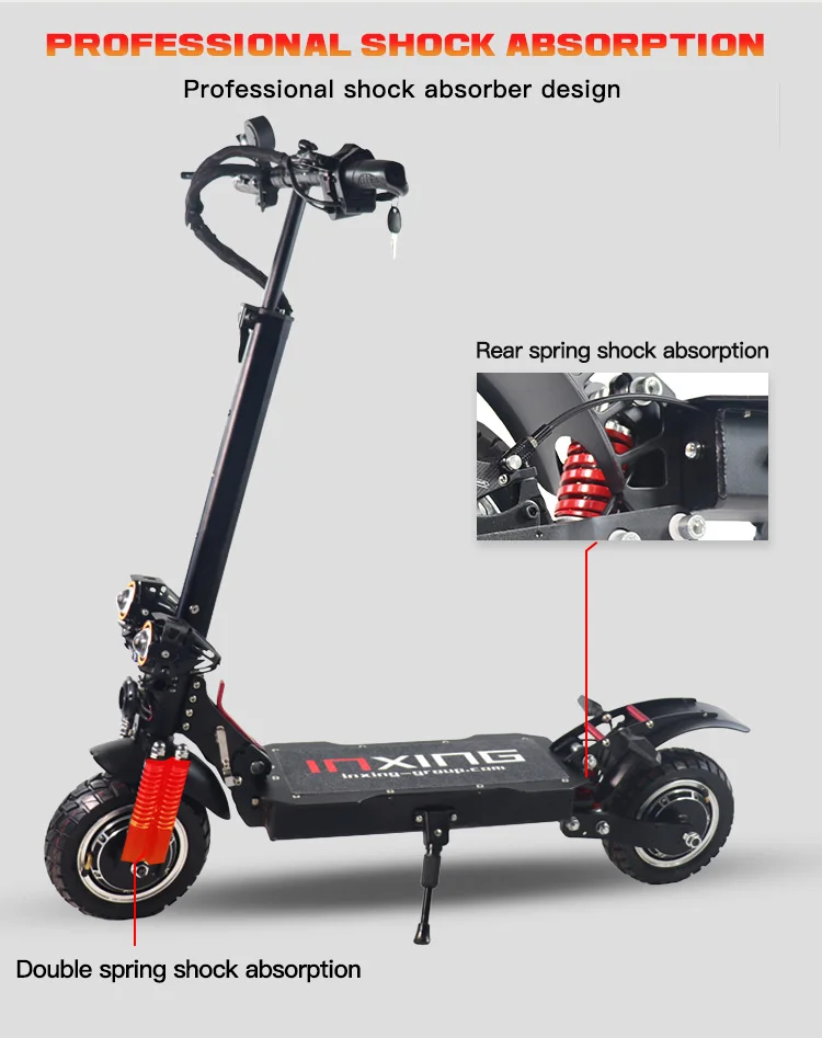 Электрический скутер для взрослых Escooter Inxing M1pro 2400 Вт 52 в а · ч батарея двойной