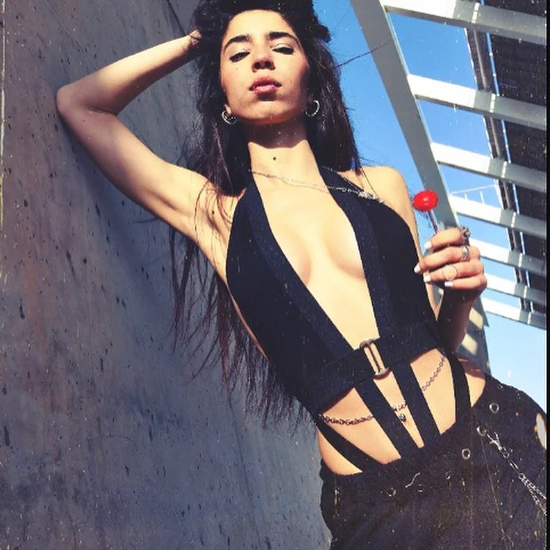 Wholesale 2022 Summer New Halter Neck Sleeveless Backless Hollow Out Sexy Fun Women's Jumpsuit