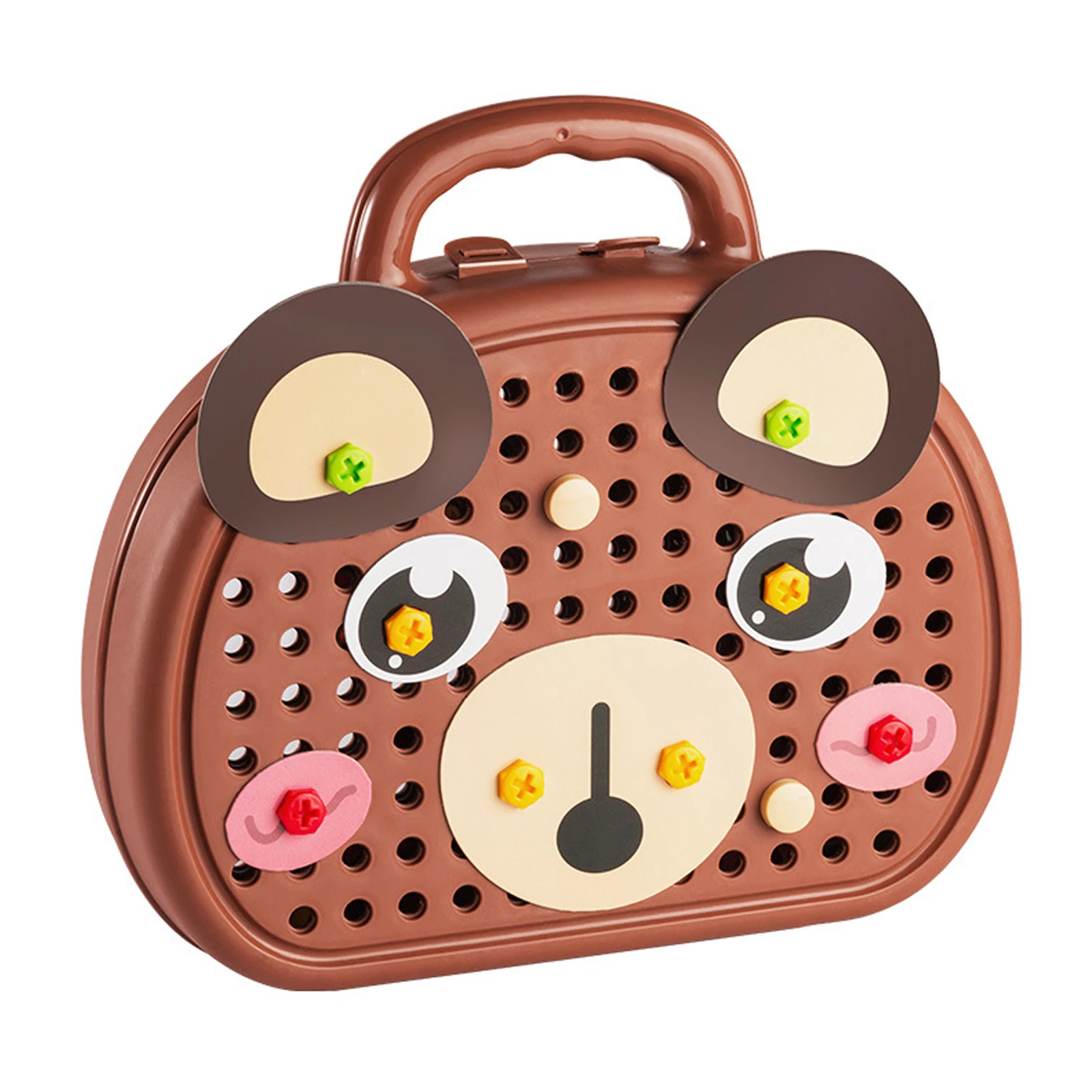 Детский ящик для инструментов с дрелью из 203 предметов: Развивающий набор сборки