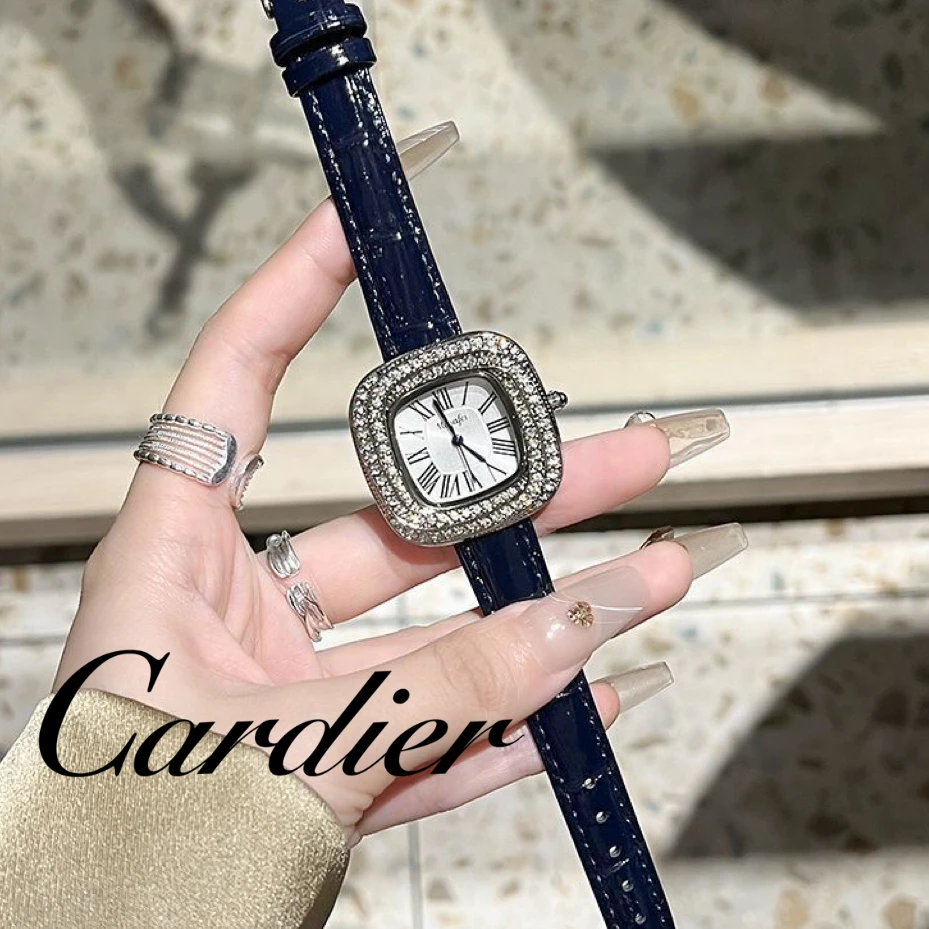 Часы в стиле Cartier легкий роскошный бренд высокого класса мужские и женские часы
