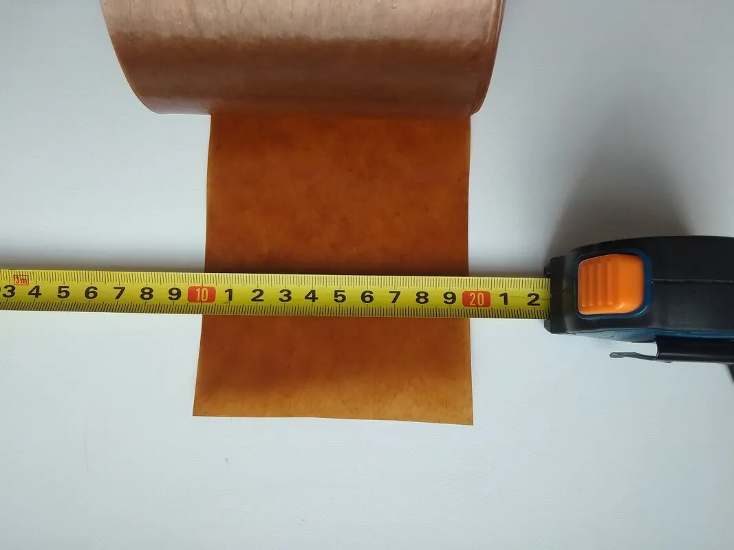 Коллагеновая белковая колбасная оболочка Натурин калибр 65 мм карамель. Сербия -