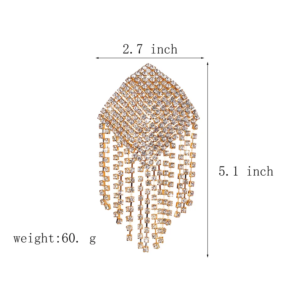 Fashion Women Metal Rhinestone Nipple Cover Sexy Tassel Nipple Pasties Reusable Adhesive Breast Wear Party Nipple Accessories