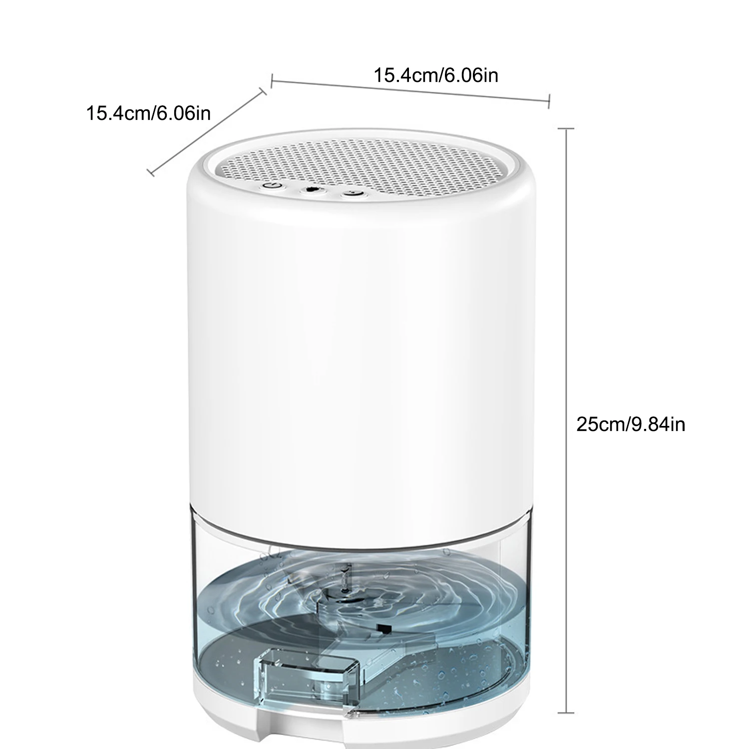 Небольшой осушитель воздуха для дома Вместимость 1000 мл Ночник Автоматическое