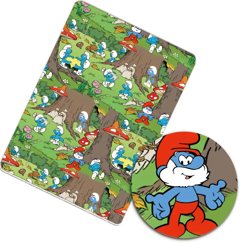 

Polyester cotton cartoon magic plaid baby printed cloth dress sewing needle sewing DIY crafts supplies 50 × 145 cm