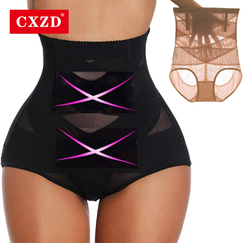 CXZD-Entrenador de cintura para mujer, moldeador de cuerpo, Control de barriga, posparto, pantalones adelgazantes, fajas colombianas