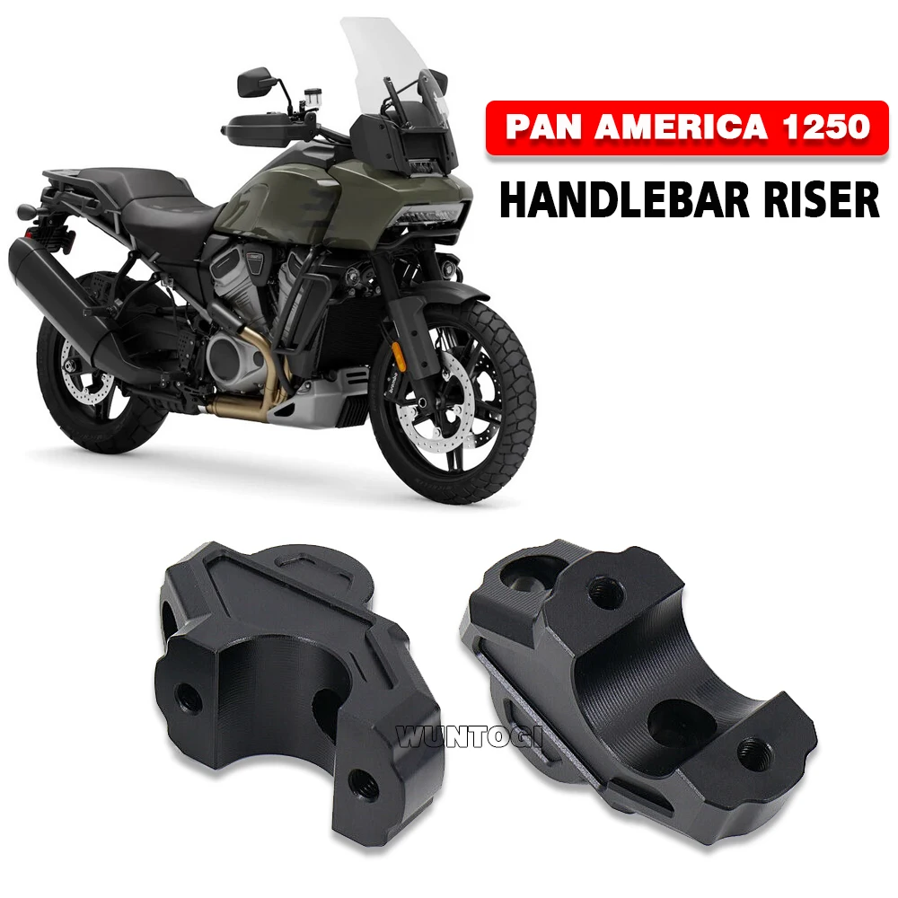 

For PAN AMERICA 1250 PA1250 2021 Motorcycle Handlebar Riser Bar Mount Handle Clamp Handlebar Riser Clamp Handlebar Lifter