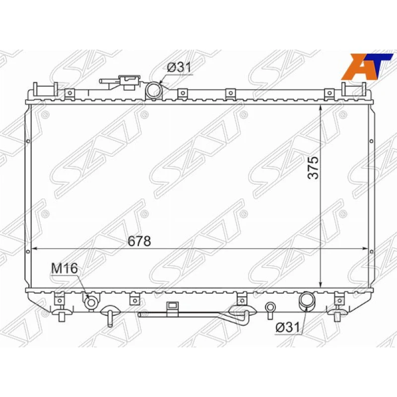 Радиатор Охлаждения Тойота Камри V40 Купить