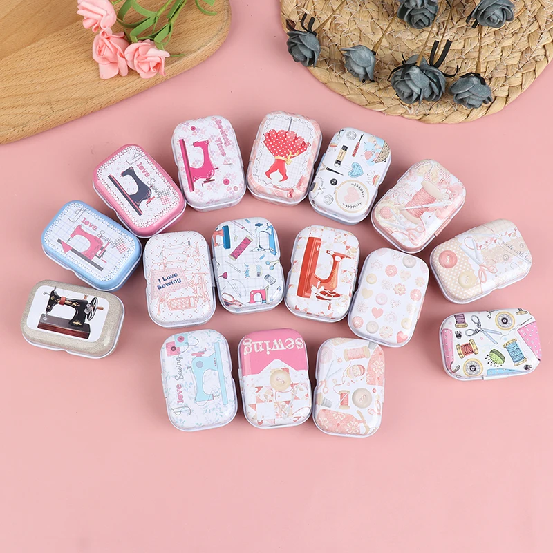 

Mini Tin Box Sealed Jar Packing Jewelry Candy Small Storage Cans Coin Gift