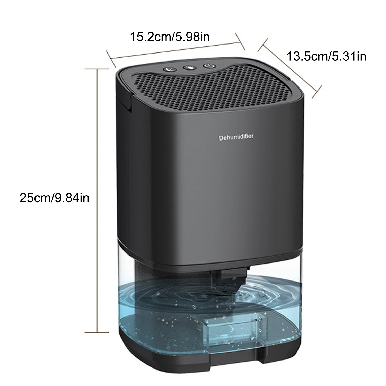 Небольшой осушитель воздуха для дома Вместимость 1000 мл Ночник Автоматическое