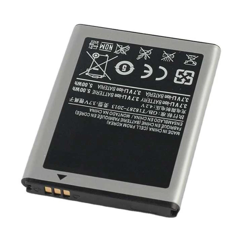 Аккумулятор EB494358VU для Samsung Galaxy Ace (S5830) B7800 Duos (S6802) Fit (S5670) Gio (S5660) Y (S6102) Wave M (S7250) 1350 мАч |