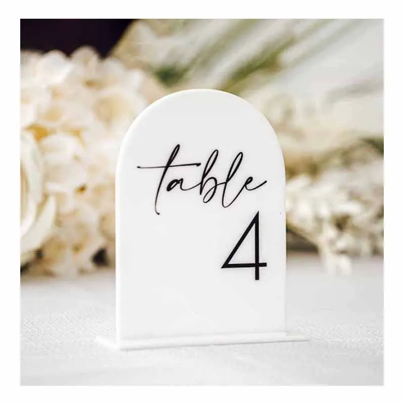 

Акриловые настольные цифры для свадьбы