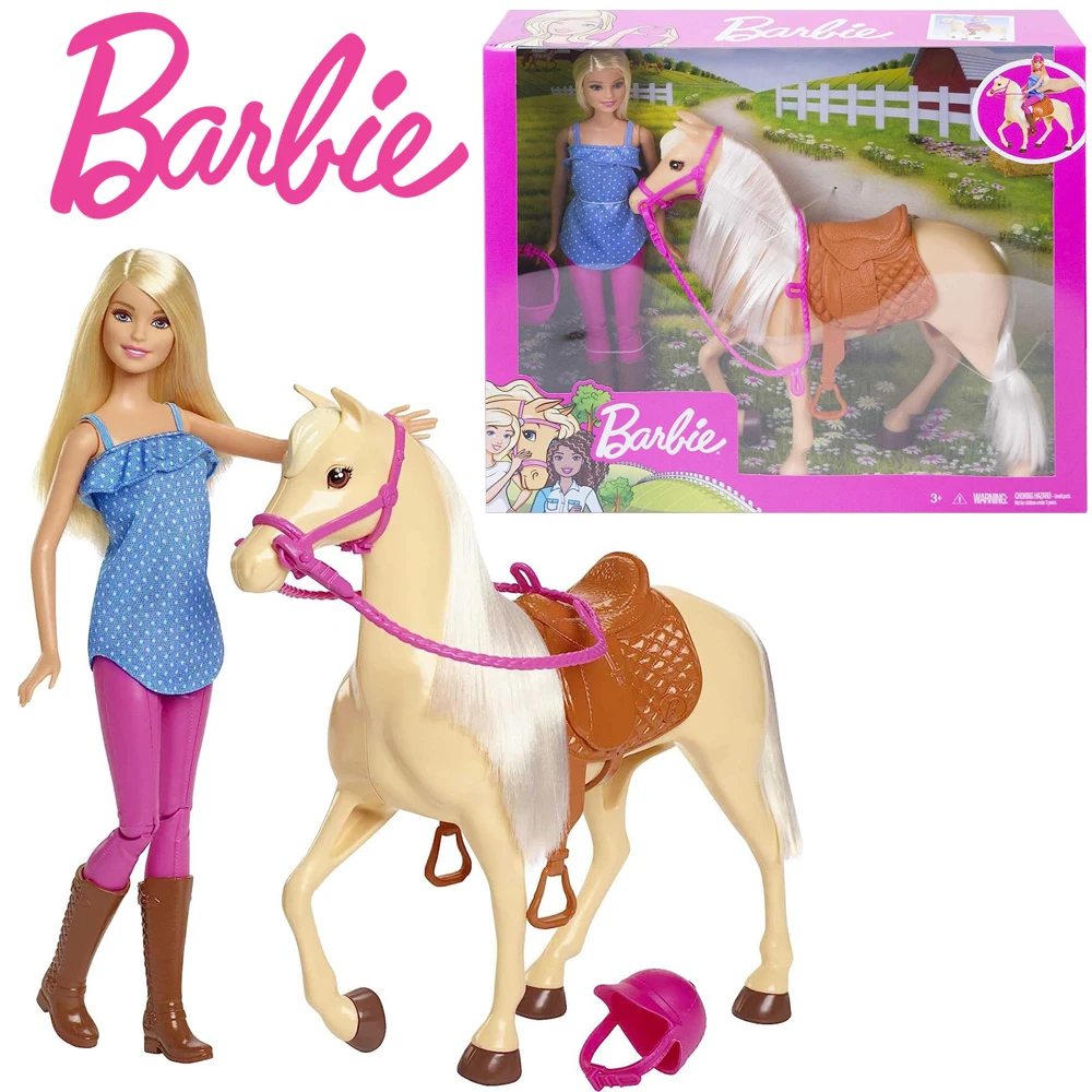 

Barbie Doll and His Beautiful Horse Playset FXH13