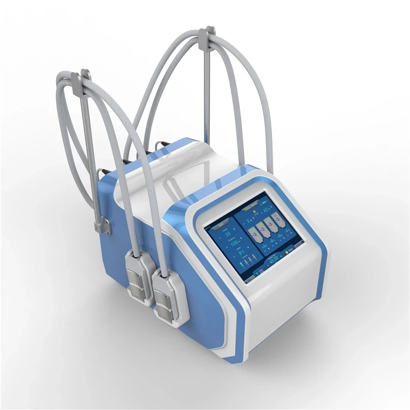 

E-Cool Pad Freezing EMS Machine For Cellulite Reduce Body Slimming With 4 Handles Can Work At The Same Time