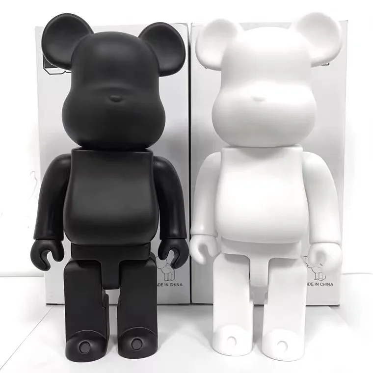 

Bearbrick 400 28cm Black and White Trend Home Decoration Series Toys
