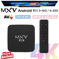 smart tv box android 11 4k with amlogic s905w2 216g432g 10m100m lan port media player wifi 2 4g5g run fast av 1 set top box