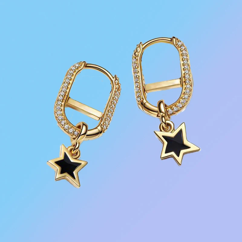 S925 Sterling Silver ME Series Star Combination Set Mini Exquisite Fashion Pendant Christmas Romantic Holiday Gift
