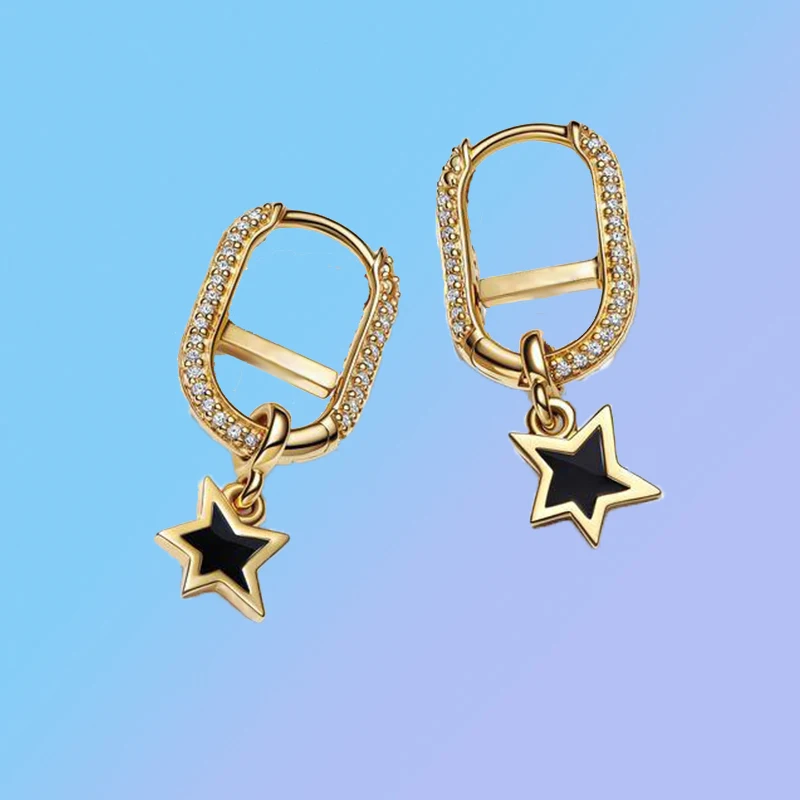 

S925 Sterling Silver ME Series Star Combination Set Mini Exquisite Fashion Pendant Christmas Romantic Holiday Gift