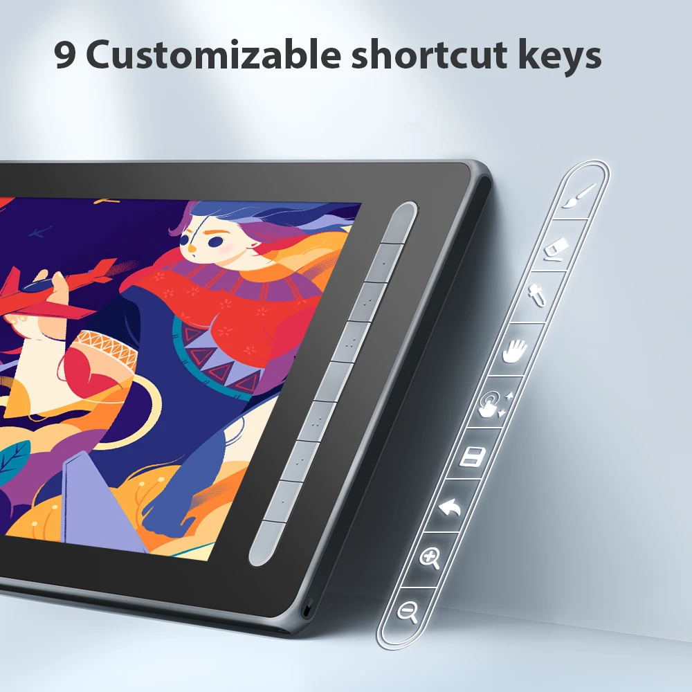 Графический планшетный монитор XPPen Artist 13 2nd Gen с 130% sRGB 9 клавишами быстрого доступа