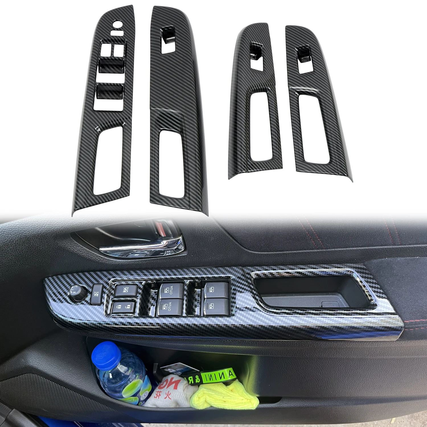 

Только RHD! Для Subaru WRX/WRX STI 2015-2019 ABS автомобильный дверной подлокотник, кнопка переключателя подъема окна, крышка для Subaru Levorg 2014-2017