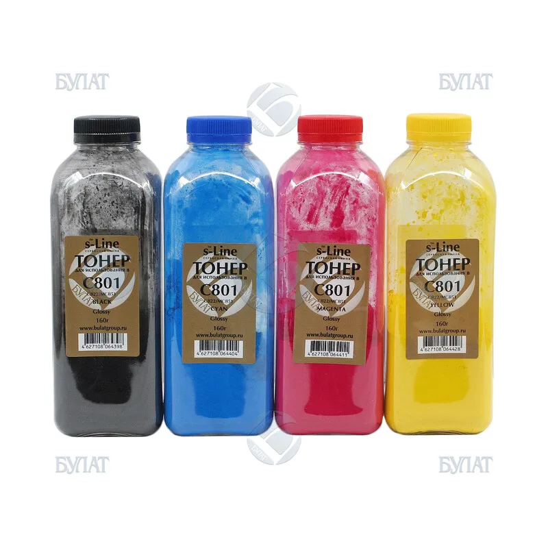 Toner damask S-line 44643005 (glossy) for Oki C801 c822 mc851 (yellow bank 160g) | Cartridges