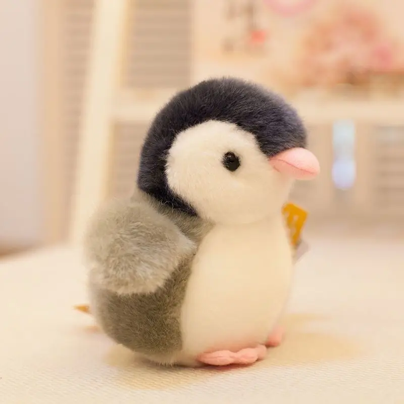 

2023 New Plush Key Chain Penguin Automobile Decoration Backpack Pendant Children Toys Room Decoration Birthday Present