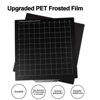 3d printer upgraded pet frosted film double sided pet spring steel sheet pre applied flex magnetic base hotbed for ender 3 cr10