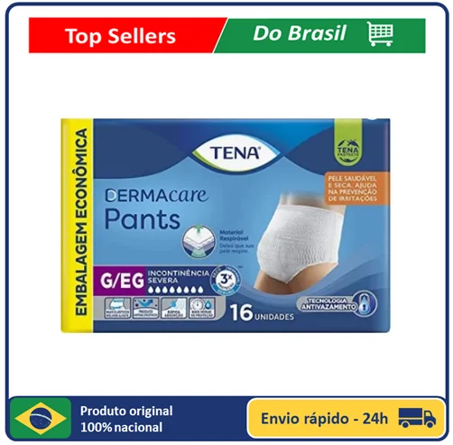 

TENA PANTS DERMACARE ULTRA PACKAGE G/XG C/16-GREAT FINISH AND ABSORTION-AMAZING-IDEAL OFFER FOR DAY