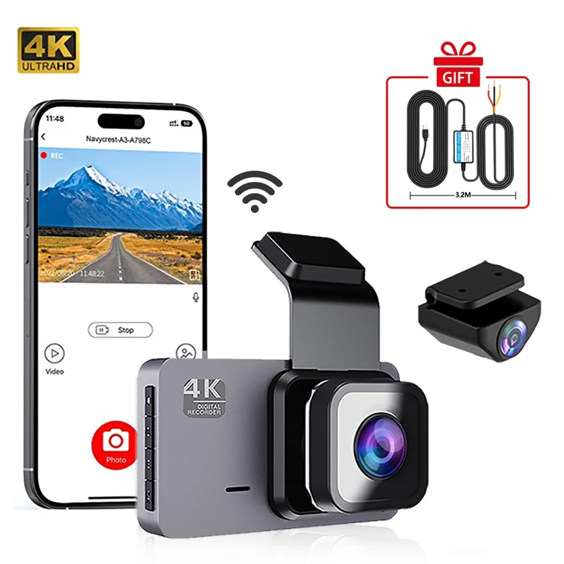 Camera For Vehicle 24h Parking Mode Car Accsesories