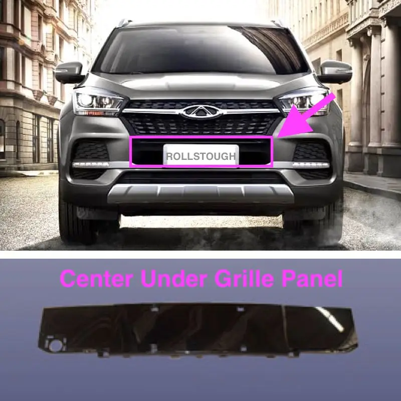 

Передний бампер под решетку, фотопанель для Chery Tiggo 3 4 2020-2022 5X 2019
