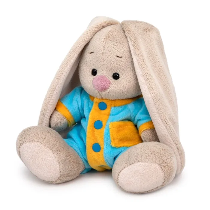 Soft toy &quotbunny mi blue overalls" 15 cm | Stuffed & Plush Animals