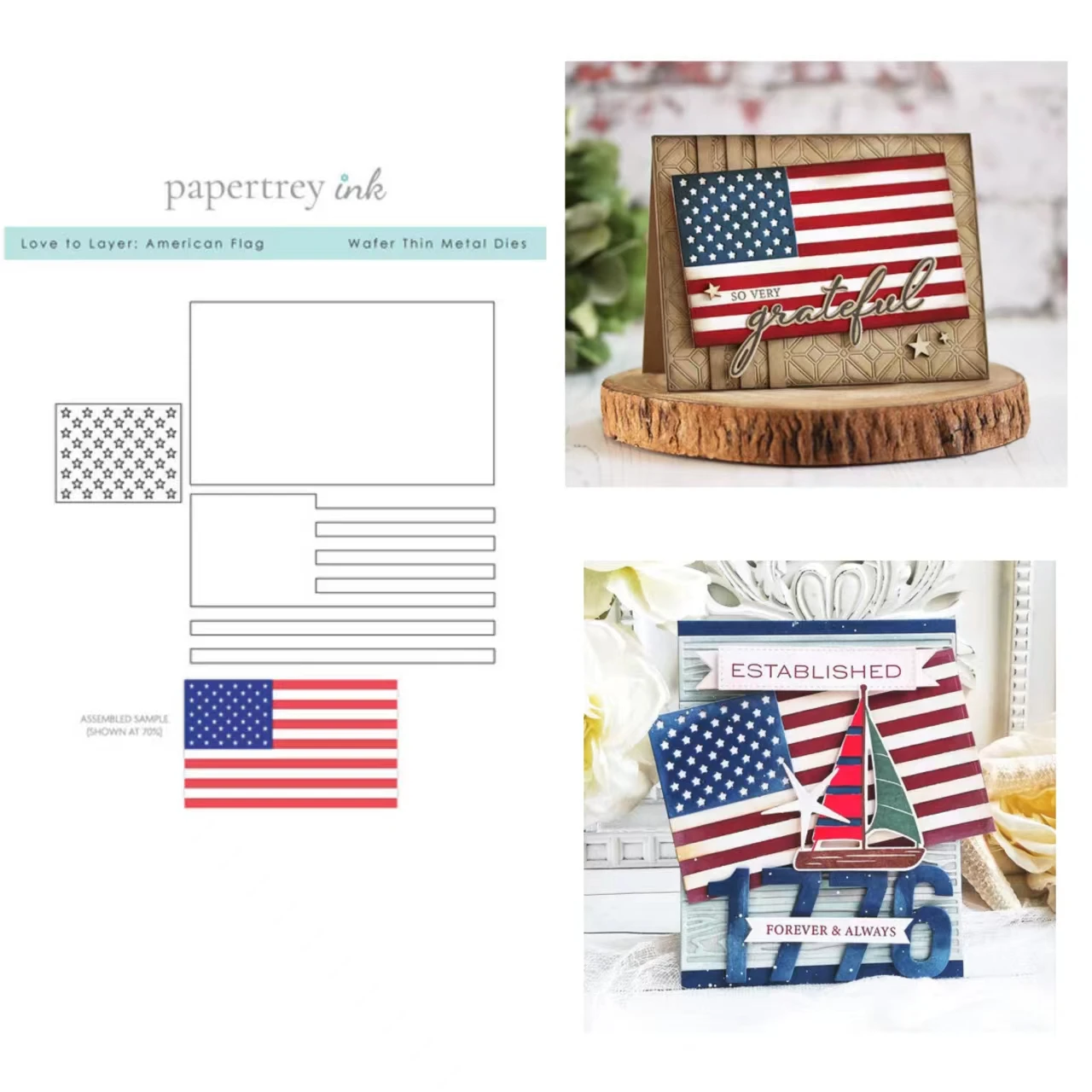 

American Flag Cutting Dies New Arrival 2022 For Scrapbooking Paper Craft DIY Handmade Card Embossing Decoration Craft Album