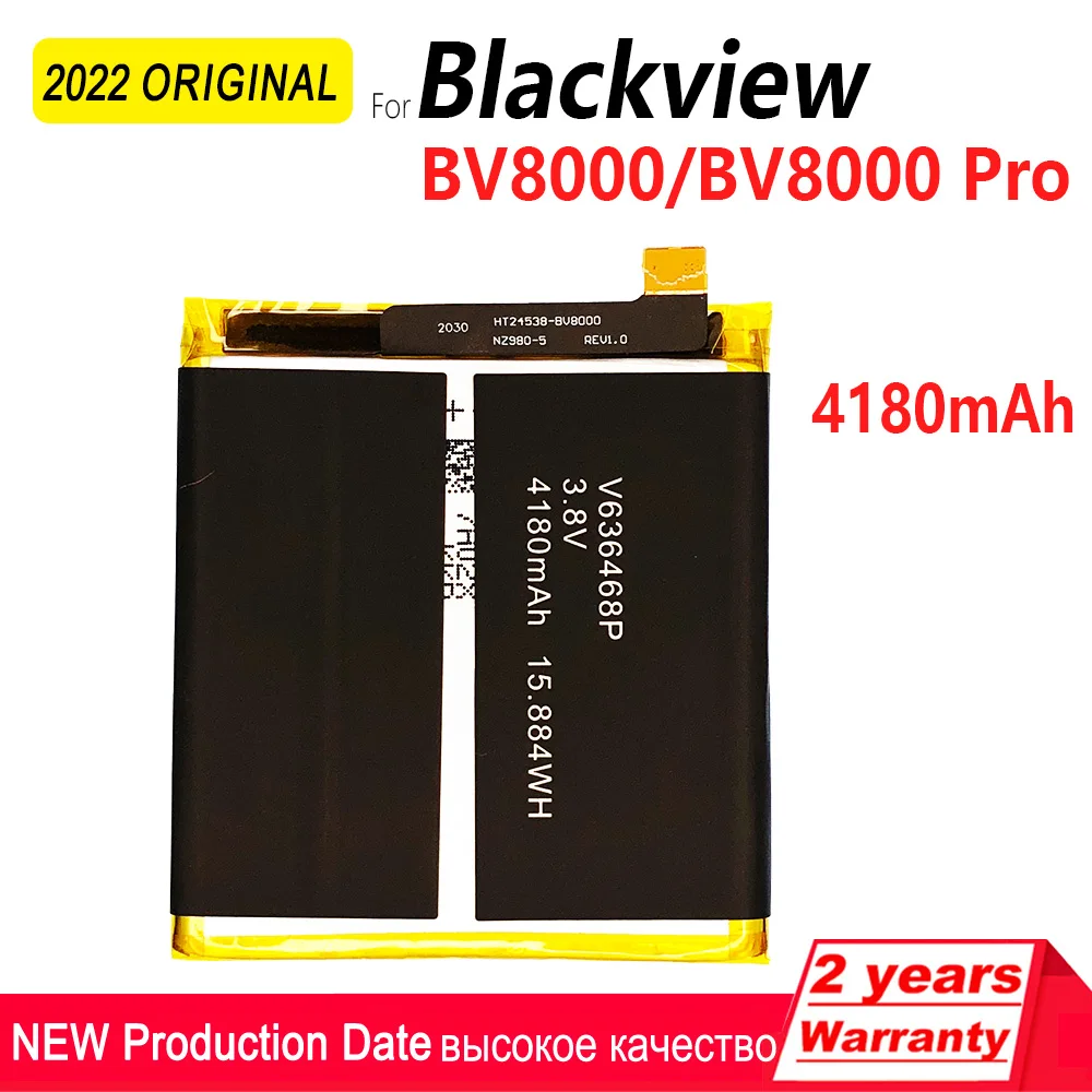 

100% Original 4180mAh Phone Battery For Blackview BV8000 BV8000 Pro V636468P High quality Batteries With Tracking Number