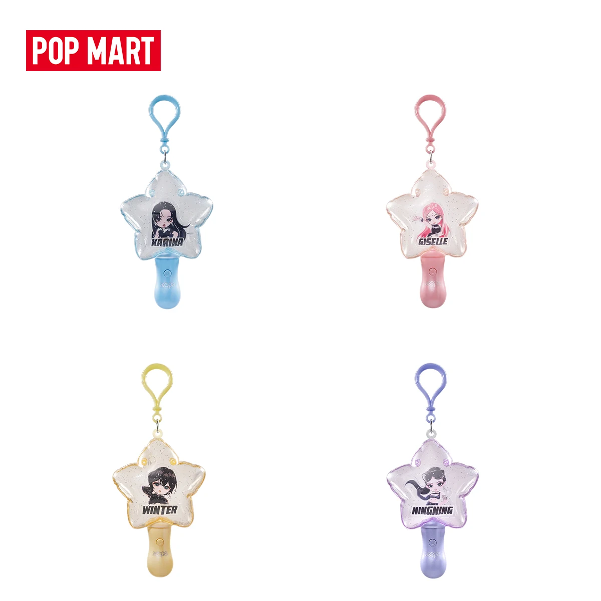 【Исключено для ЕС】POP MART aespa Серия Незабываемые моменты Светящийся кулон 1 шт.4 шт. Слепая коробка Милый подарок (art.: 3920dcf6f4722) - 3920dcf6f4722