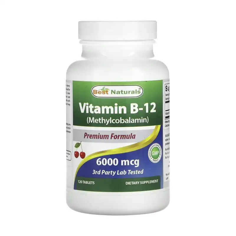 Vitamin B-12 (Methylcobalamin) 6 000 mcg 120 Tablets