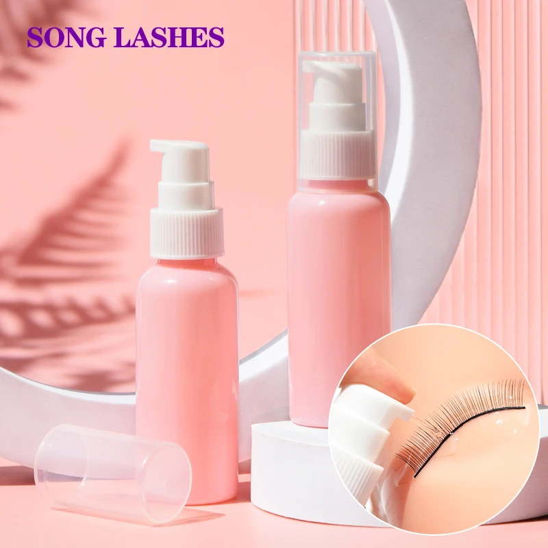 

Пустая бутылка Song Lashes, розовая, 50 мл, бутылка для чистки, упаковка подходит для отдельных людей и магазинов ресниц