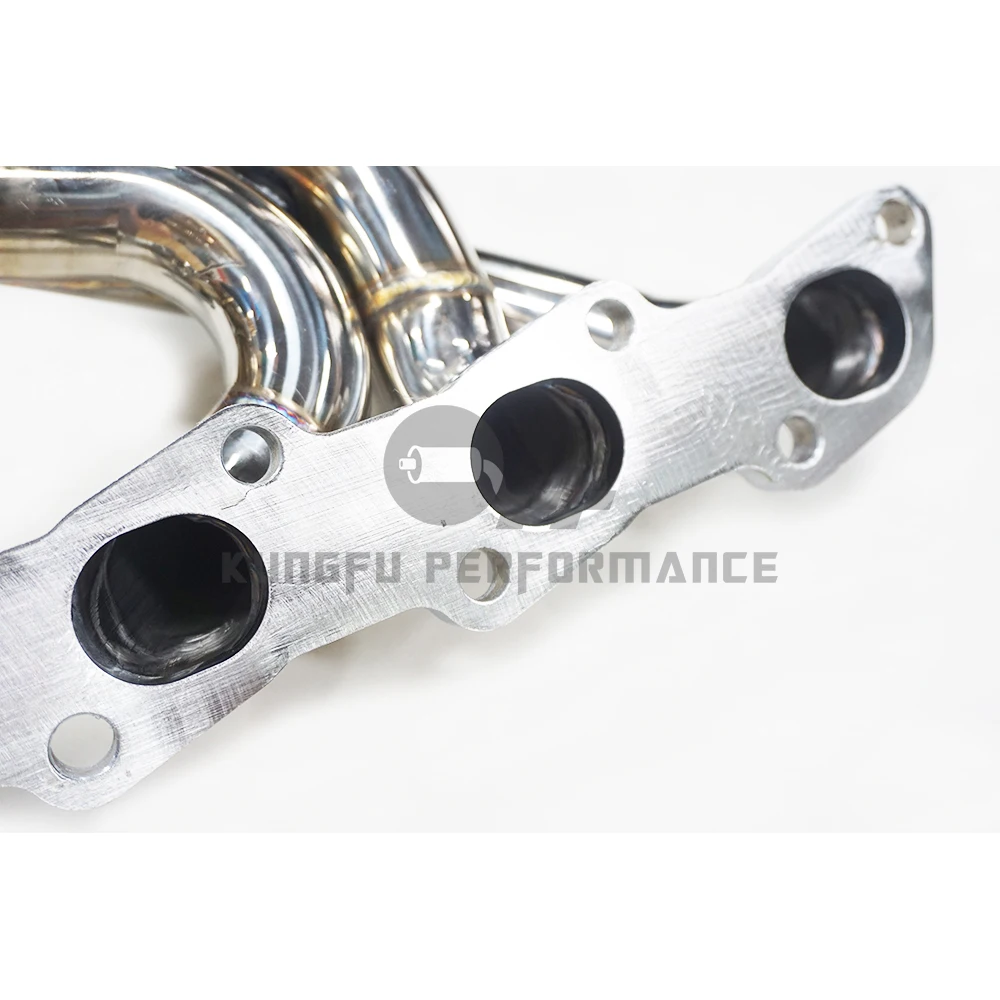 Фото Выпускной коллектор KUNGFU SS304 T3 с низким креплением для Nissan Skyline R32 R33 R34 RB20 RB25 RB20DET RB25DET №4