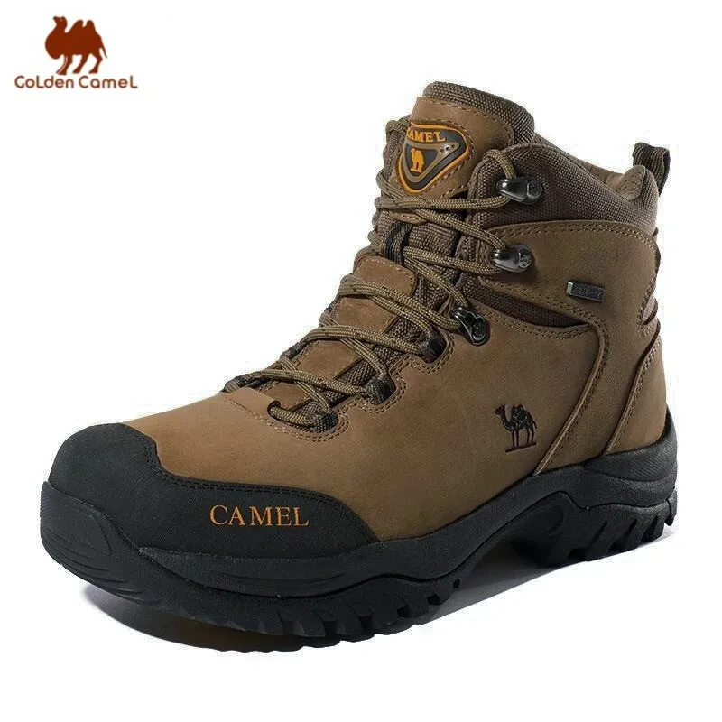 Golden Camel Men Shoes High Top Hiking Shoes Anti-Slip Sneakers Outdoor Trekking Shoes For Men Tactical Military Boots for Men