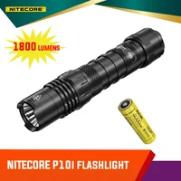 nitecore p10i 1800 lumens usb c rechargeable tactical ultra compact flashlight using luminus sst 40 w led