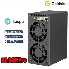 Новинка Goldshell KA Box Pro 1 6 T ASIC Miner 600W KAS KHeavyHash алгоритм Home Kaspa Mining