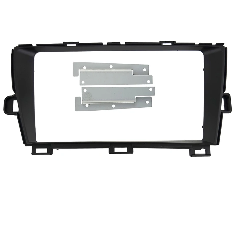 

9-дюймовая рамка для автомобильного радиоприемника для Toyota Prius 2010-2015 LHD 2010-2015 DVD стерео панель ABS пластик комплект приборной панели установка 2 Din
