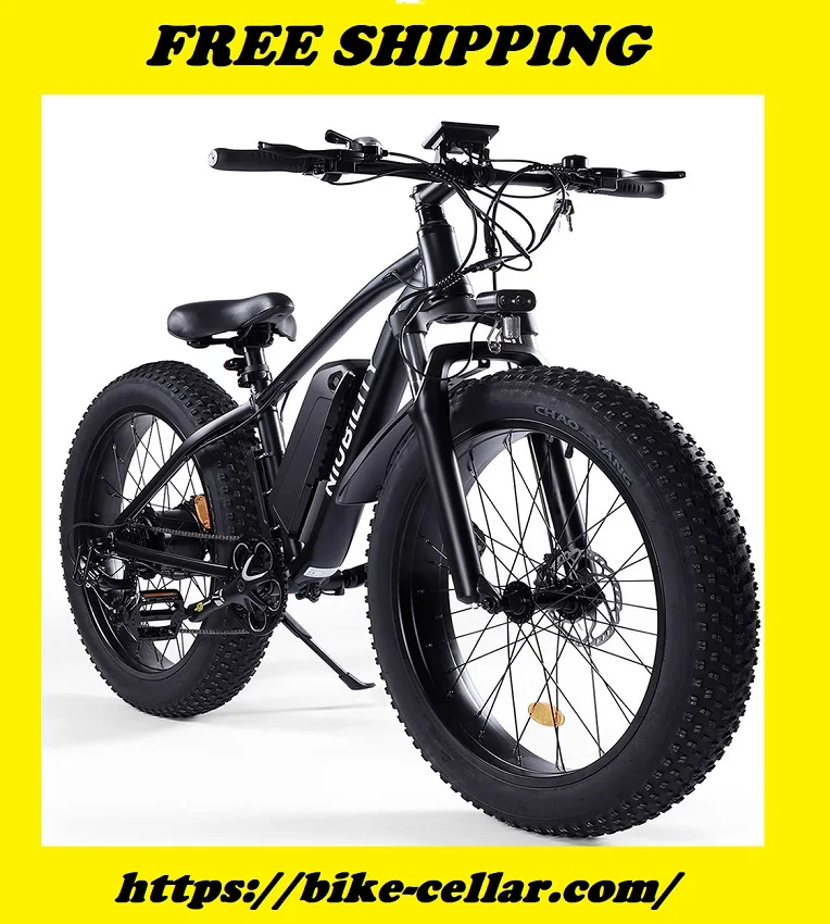 

B26 men's electric bicycle, 26-inch x 4.0 wide tires, 1000W, 48V, 12.8Ah, for snowy mountain bikes, European stock