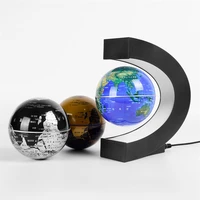 Floating Magnetic Levitation Globe LED World Map with Lamp Art Crafts Home Desktop Decoration Creative Birthday Gifts