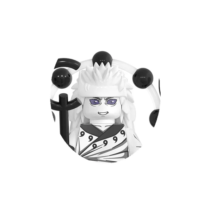 Конструктор Наруто Саске Какаси Сяо аниме мультяшный мини-кукла голова в сборе