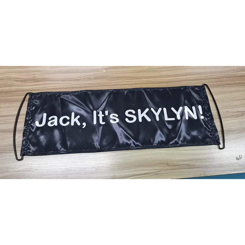 Ручной прокручивающийся баннер с принтом мини 24*70 см свернутый выдвижной