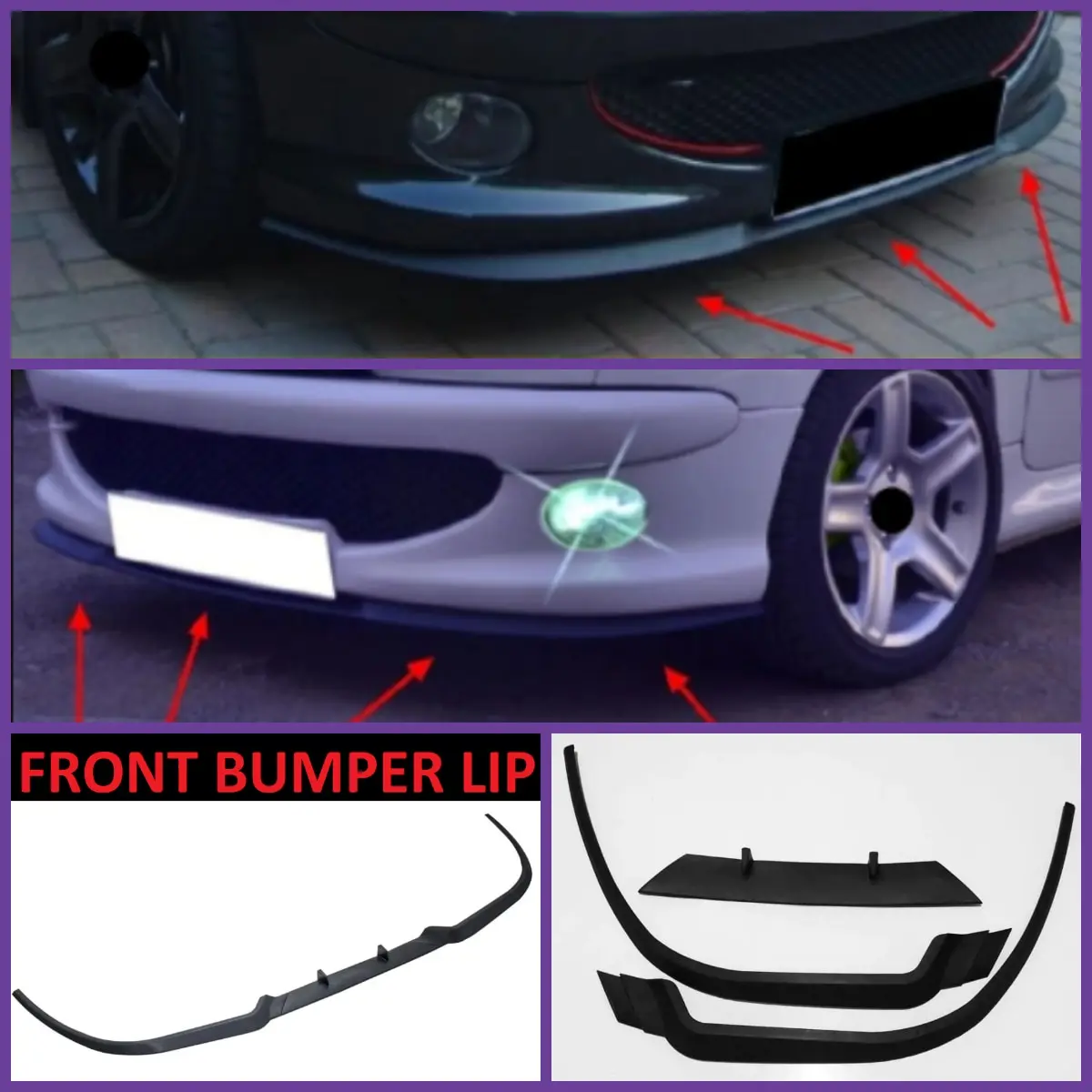 For Peugeot 206 CUPRA R FRONT 	