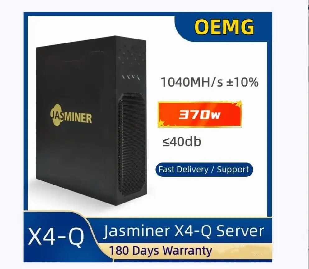 

BUY 2 GET 1 FREE New Original Jasminer X4-Q ETC ETH Miner 1040MH/s 370W with 180 days warranty